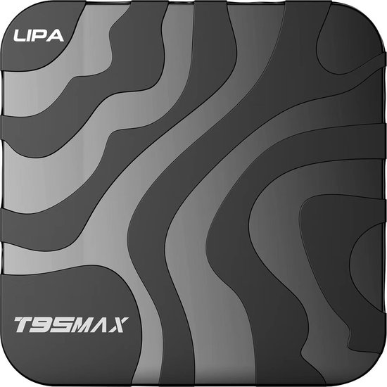 Lipa T95 Max Android Tv Box 2-16 GB Android 12 - Mediaplayer voor tv - media streamer - Tv box Android - Mediaplayer Met Kodi, Netflix en Playstore-6K decoder - Apps via Playstore en internet - Wifi en ethernet - Dolby geluid - Bluetooth