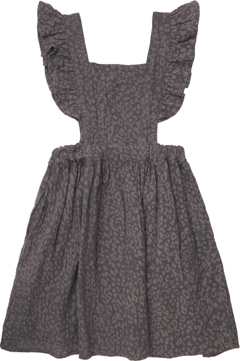 Tocoto vintage animal print pinafore dress 8 jaar