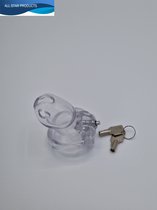 Chastity Cage Clear Standard Size Click and Lock