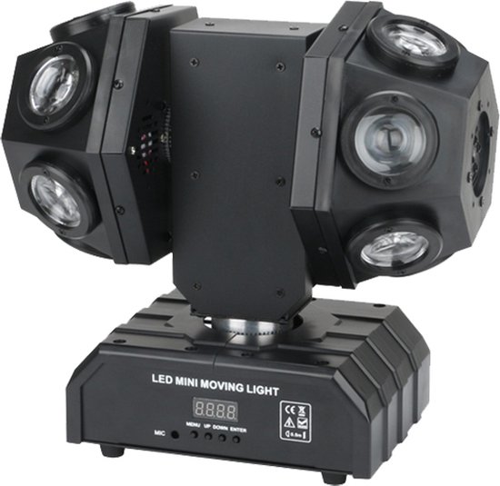 4 in 1 Laser Stroboscoop – DJ Laser – Lichtshow – Discolamp – Feestverlichting – Disco – 3 in 1 – Bewegend – LED