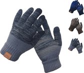 NiSy.nl Luxe Handschoenen heren / dames - Touchscreen | Fleece | Anti-Slip | Winter | Grijs Patroon