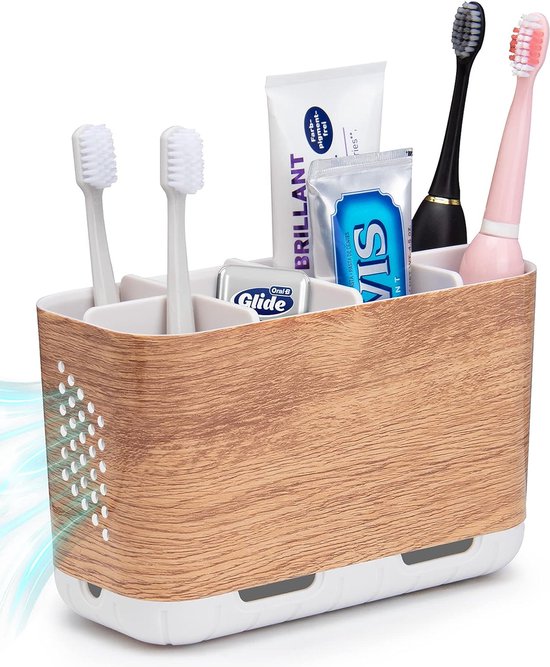 Porte-brosse à dents électrique, organisateur multifonctionnel, brosses à  dents avec... | bol