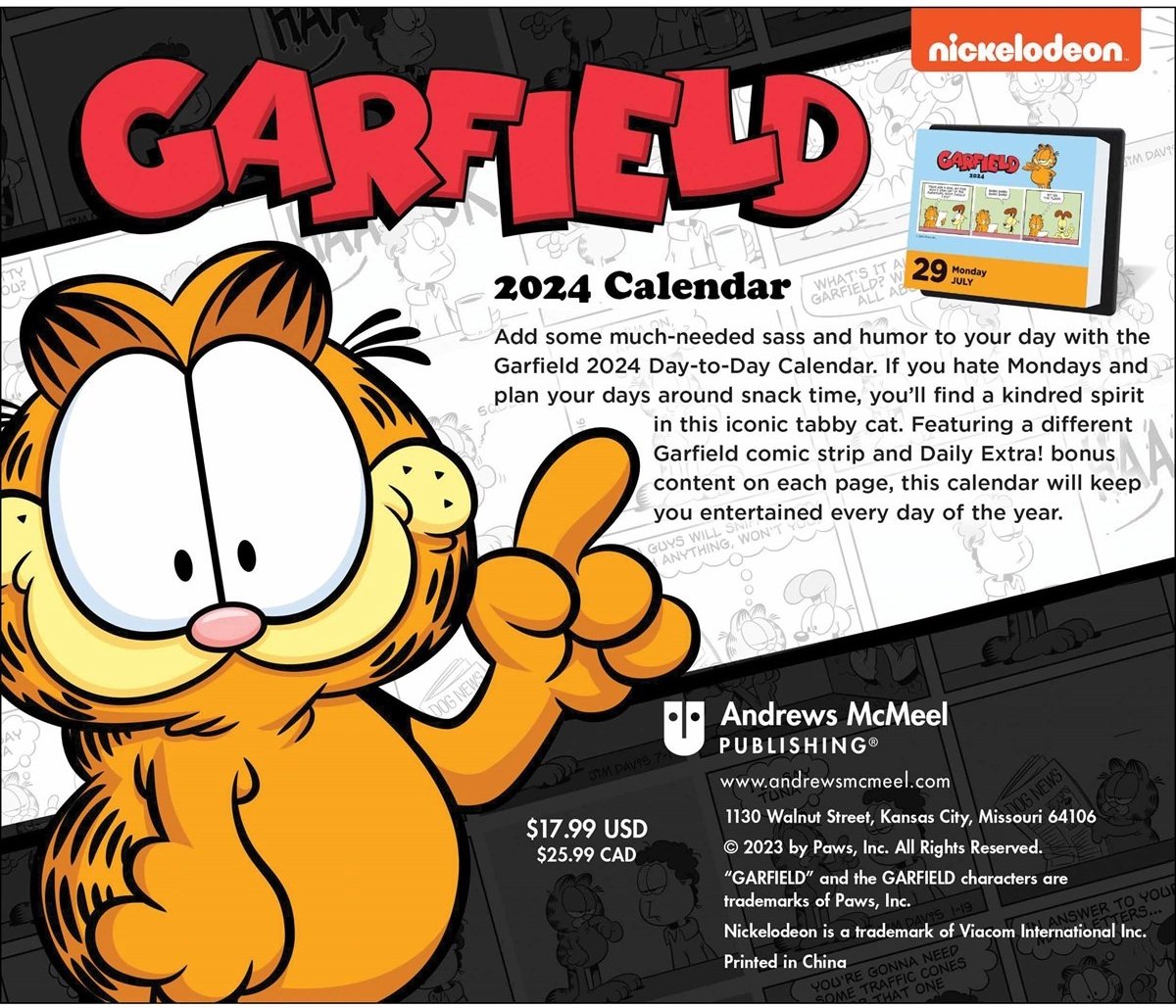 Garfield Kalender 2024 Boxed bol