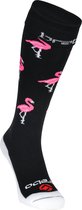 Brabo Socks Chaussettes De Sport Flamingo Noir / Rose Unisexe - Noir / Rose