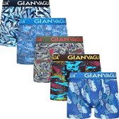 Gianvaglia katoenen Boxershorts - 5-Pack - M 7405