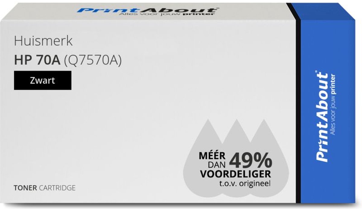PrintAbout HP 70A (Q7570A) toner zwart