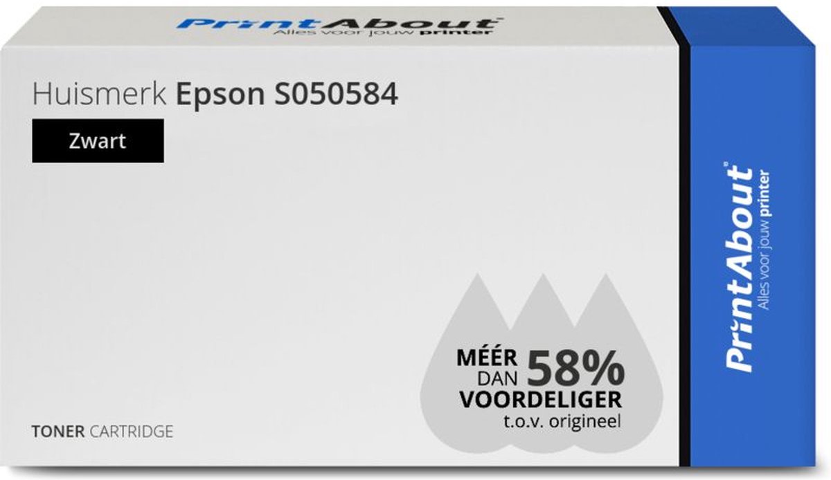 Epson S050584 toner zwart Huismerk