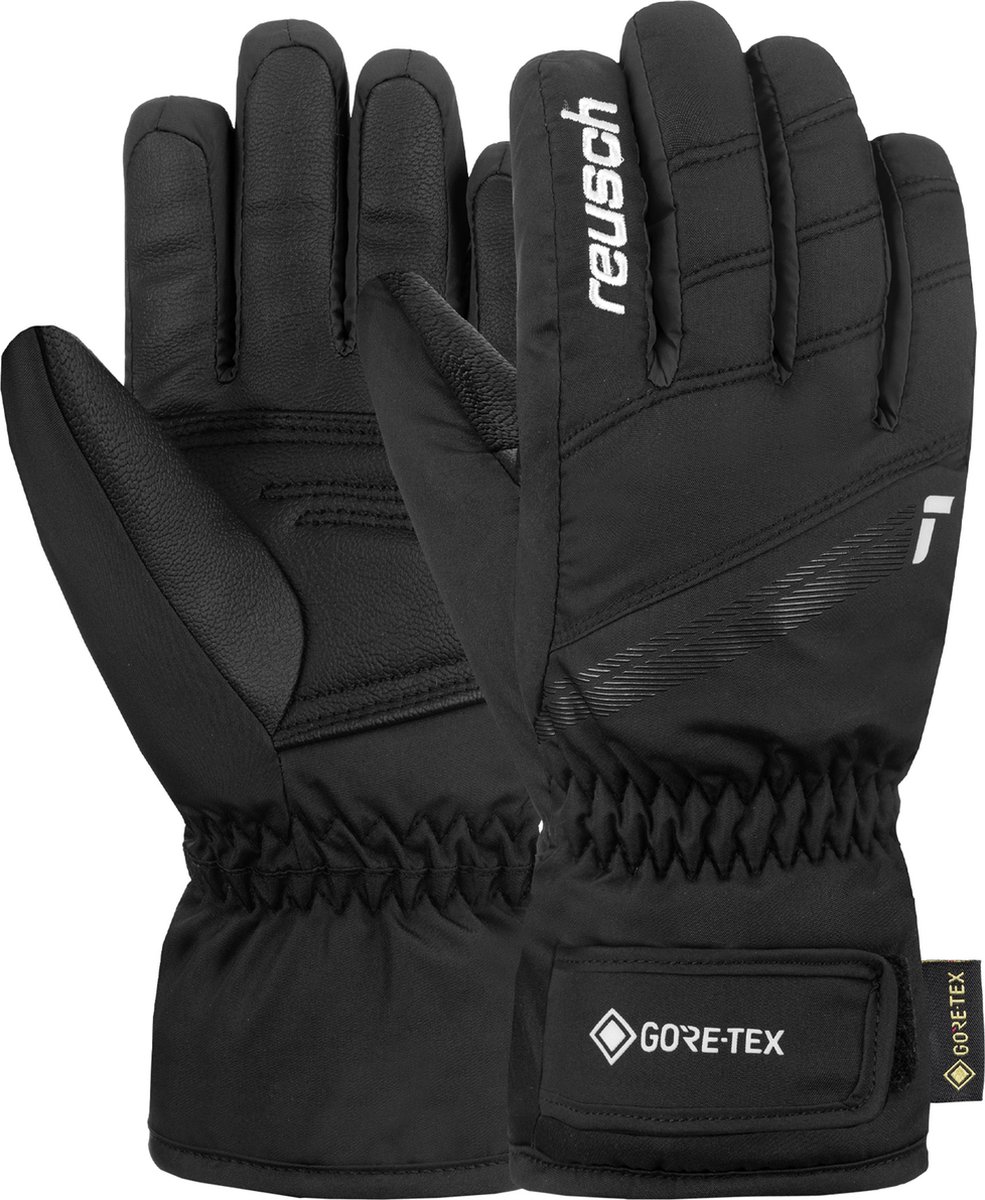 REUSCH tommy gtx velcro junior Handschoen ski jongens Zwart