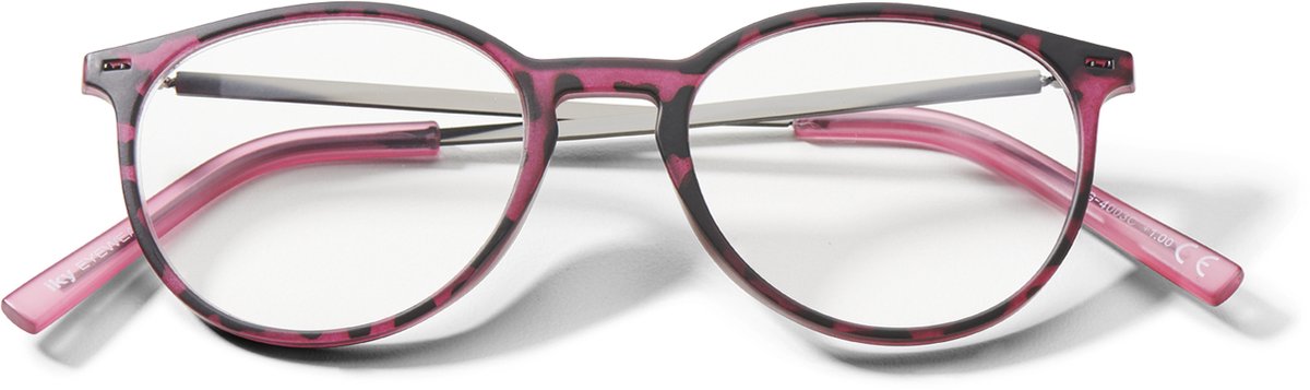 IKY EYEWEAR leesbril RG-4003C roze havana +1.00