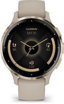 Garmin Venu 3s - Smartwatch - Sporthorloge - AMOLED-Scherm - 10 dagen batterij - Spraakassistent - Muziek - Garmin Pay- Slaapcoaching - French Grey