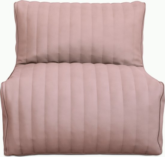 HENVAE - Pouf - Rose - Cuir végétalien - Chaise longue - Canapé - Pouf - Chaise longue - Résistant aux taches - Résistant à l'eau - Salle de jeux - Chambre d'enfants - Chambre des tout-petits - pour Enfants