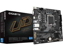 GIGABYTE B760M H DDR4 moederbord Intel B760 Express LGA 1700 micro ATX