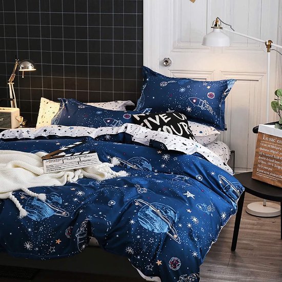 200x200 - All Year - Blauwe - Zwart/blauw - Dekbed kopen? | Korting tot 60