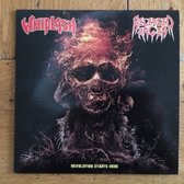 Whiplash & Released Anger - Split (7" Vinyl Single)