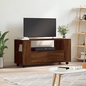 The Living Store Tv-meubel Bewerkt Hout - 102 x 34.5 x 43 cm - Trendy en praktisch