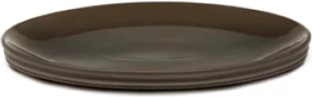 Serax Kelly Wearstler Dune ovale schotel 56x43.5cm slate