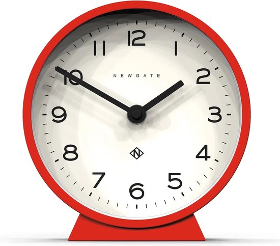 Newgate M Mantel Echo Clock in Red