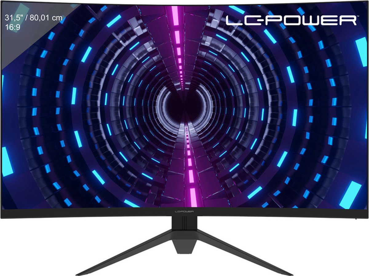 Dis 31,5 LC-Power LC-M32-QHD-165-C-V2 QHD Curved 16:9, 1ms,VA,HDMI 2.0,2*DP,165Hz
