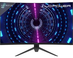 LC Power LC-M32-QHD-165-C-V2 Gaming monitor Energielabel F (A - G) 80 cm (31.5 inch) 2560 x 1440 Pixel 16:9 2 ms DisplayPort, HDMI, Hoofdtelefoon (3.5 mm