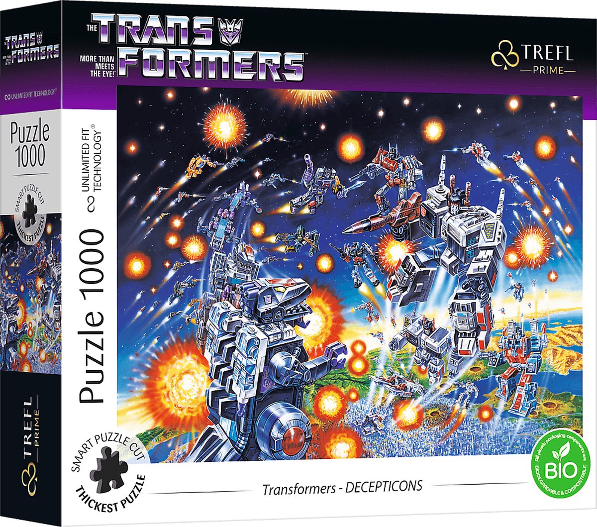 Trefl Trefl - Puzzels - 1000 UFT - Decepticons / Hasbro Transformers_FSC Mix 70%..