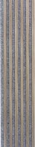 Houten wandpanelen - AcousticWoodline® Vilt-Houten akoestisch aku wandpaneel - 40x270CM - Licht grijs - Sonoma eiken - Wanddecoratie - Geluidsdemper - muurdecoratie - Wanddecoratie