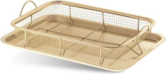 11 inch Bakplaat, Goud, Rechthoekige Ovenplaat, Bakvormen van
