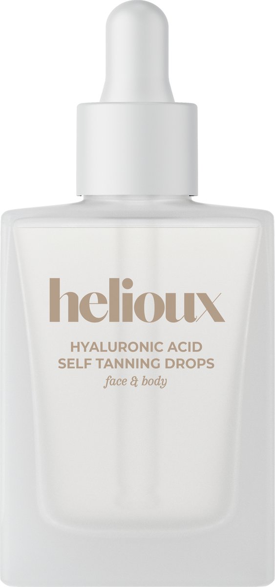 Helioux® Hyaluronic Acid Self Tanning Drops - For A Glowing Face & Body - Magic Drops - Lichaam & Gezicht - Zelfbruiner Druppels