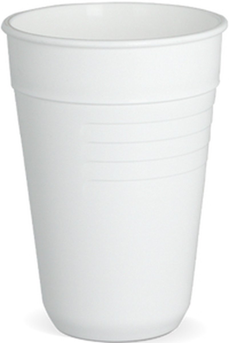 Herbruikbare Koffiebeker - Wit - 5 Stuks - 180cc - Vaatwasserbestendig