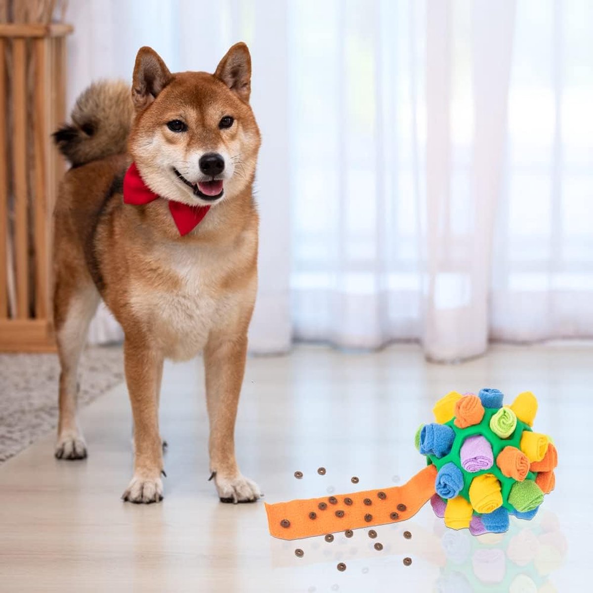Interactief hondenspeelgoed - Snuffelbal en Snuffeltapijt voor Honden Interactief hondenspeelgoed - Snuffelbal en Snuffeltapijt voor Honden