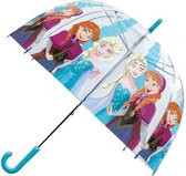 Disney Frozen paraplu - voor kinderen - blauw - D61 cm