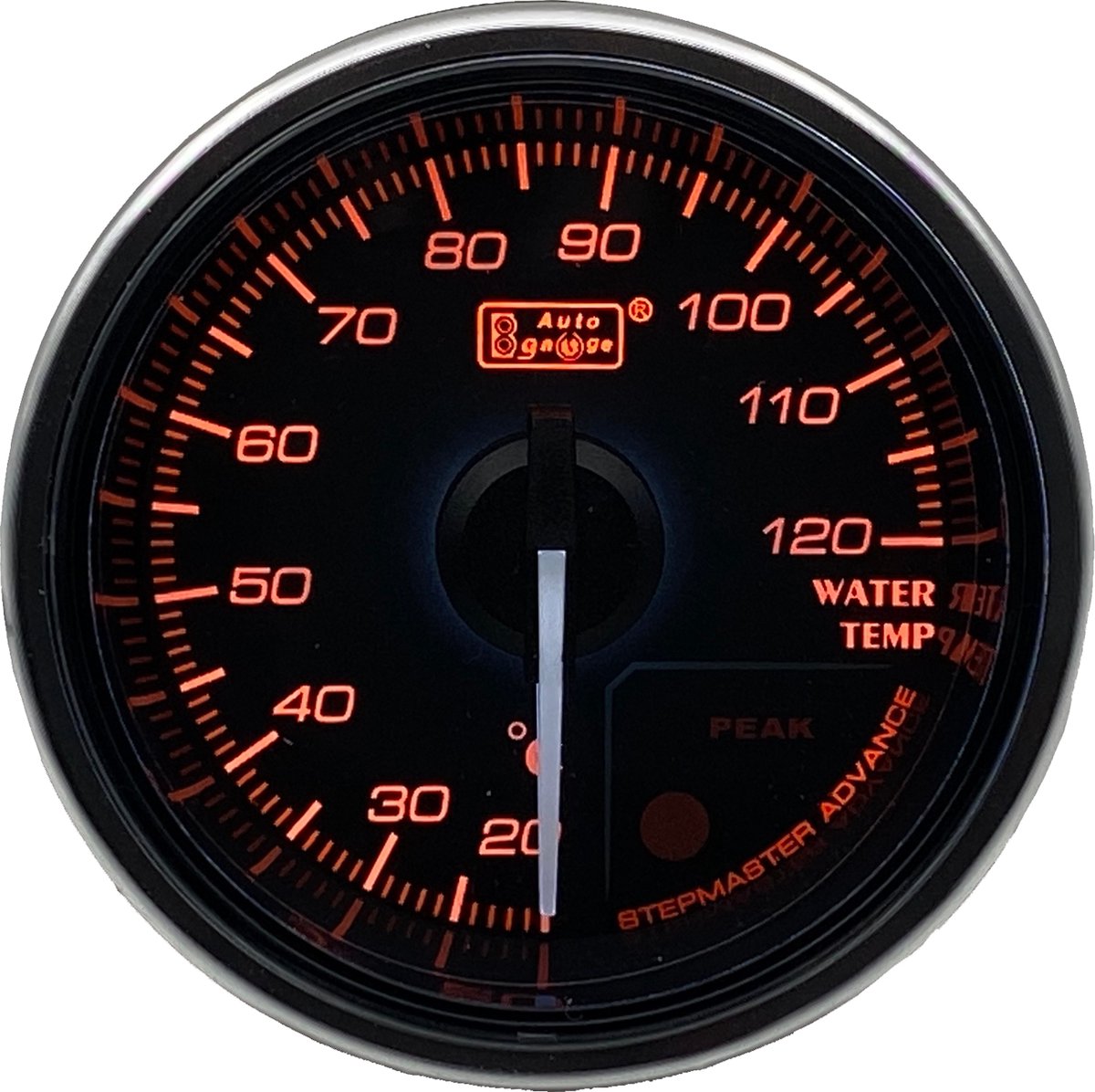 Water temperatuur Meter Zwart 52mm premium