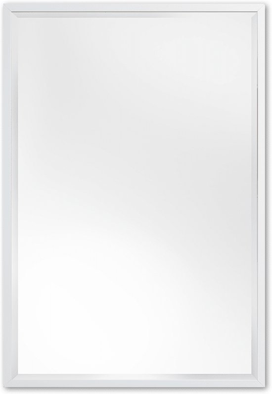 Moderne Spiegel 63x93 cm Wit - Emilia