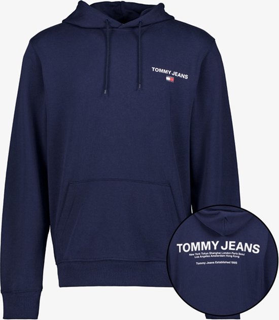 Tommy Hilfiger heren hoodie blauw - Maat XL