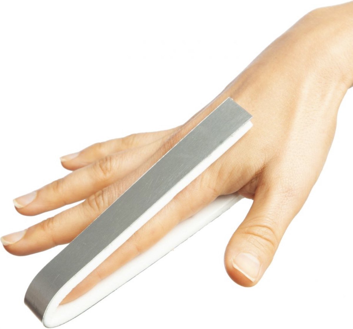 Arch CoreLife Aluminium Vingerspalk | Platte Vingerspalk | Sport Brace | Vinger Brace | Spalk | Splint | Vinger Beschermer | Vingerbrace Triggervinger | Maat STD