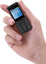 Mini téléphone - Petit téléphone muet - Écran 1,3 pouces - 3 emplacements pour carte SIM