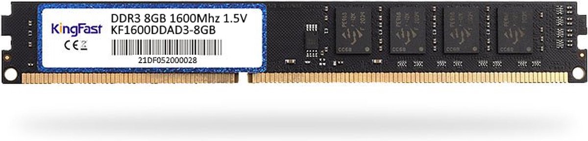 KingFast 8GB DDR3 - 1x8GB 1600Mhz - KF1600DDAD3-8GB