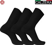 Calzera diabetes sokken - Anti Press sokken - Zonder knellende boord -  Zwart - Maat 40-46 | bol