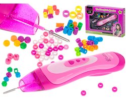 foto van Playos® - Haarvlechter - Roze - Kinderen - Haarkraal Vlechter - Hair Braider - Vlecht Hulpstuk - Vlechter - Speelgoed - Haar Vlechter Machine -