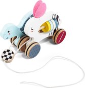 Topbright Hare & Tortoise Houten Trekfiguur TB-121104