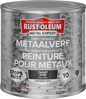 Rust-Oleum Métal Expert Peinture directe sur rouille martelée Zwart 250 ml
