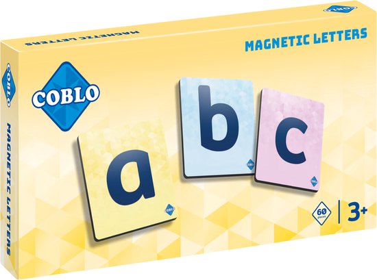 Coblo Magneet Toppers 60 stuks - Magnetische Letters - Magnetisch speelgoed - Educatief speelgoed - Sint Cadeau - Schoencadeau - Speelgoed 3 jaar t/m 12 jaar