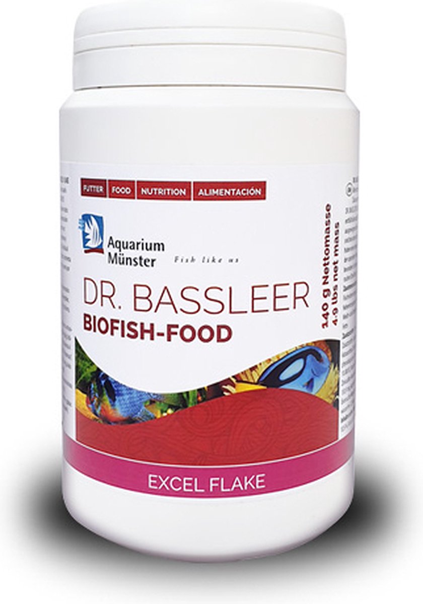 Dr. Bassleer Excel Flakes - Visvoer