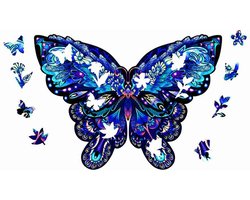 Logica Giochi Mandala Houten Legpuzzel Nachtvlinder/ Butterfly, LG2839, 28x20,4cm