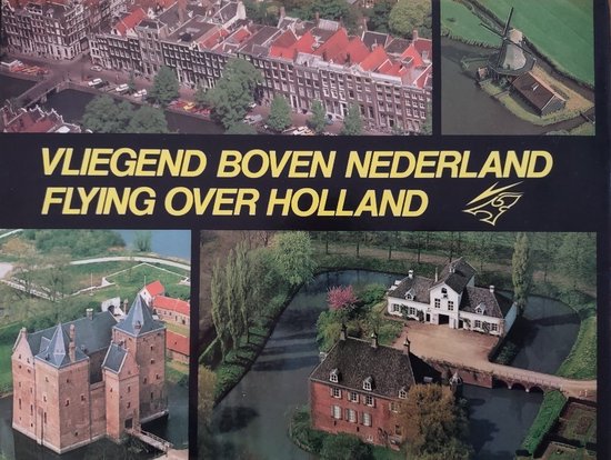 Vliegend boven nederland flying over holland