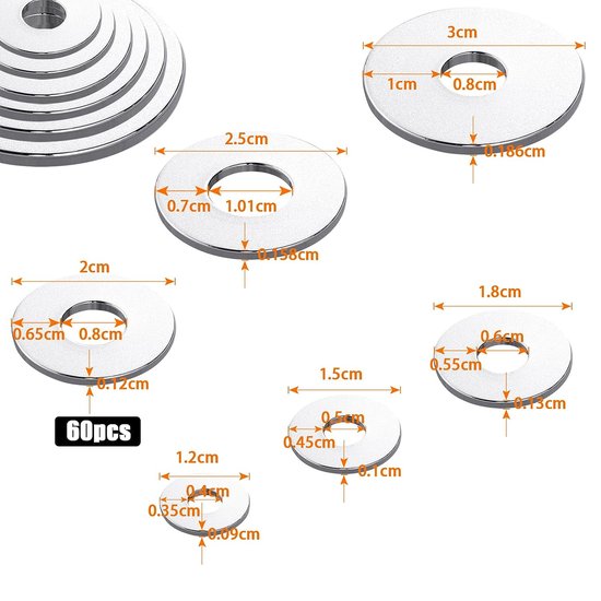 20 stuks fiets 13G/12G stalen spaken en tepels/78/134/191/197/216/222/224/207/270 mm (kleur: zwart 13G 197mm