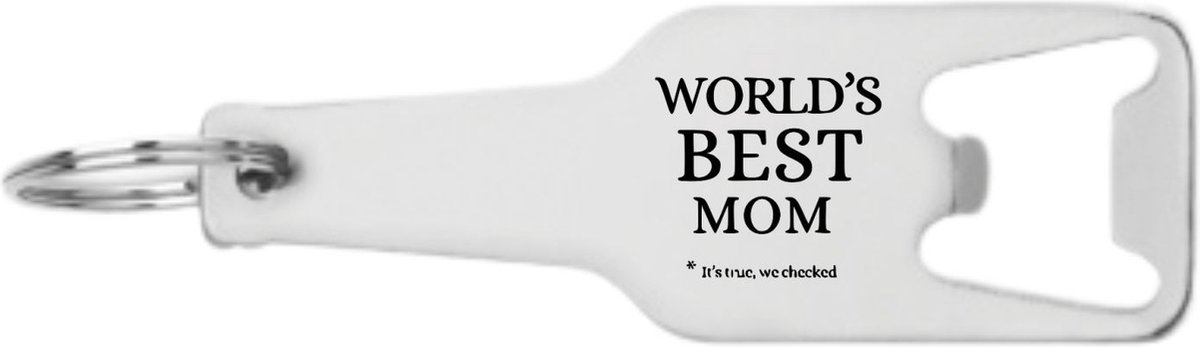 Akyol - werelds beste moeder flesopener - Moeder - familie - cadeau - 105 x 25mm