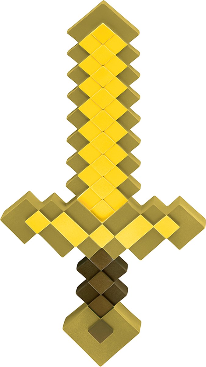 Minecraft (MOJANG), Minecraft Gold Zwaard, Maat No Size,