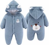 Baby Garden knuffelige Baby Jas Fleece boxpak - winterjas - maat 86 - Blauw