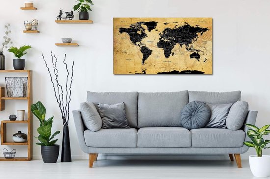 Carte du monde à gratter 40x60cm