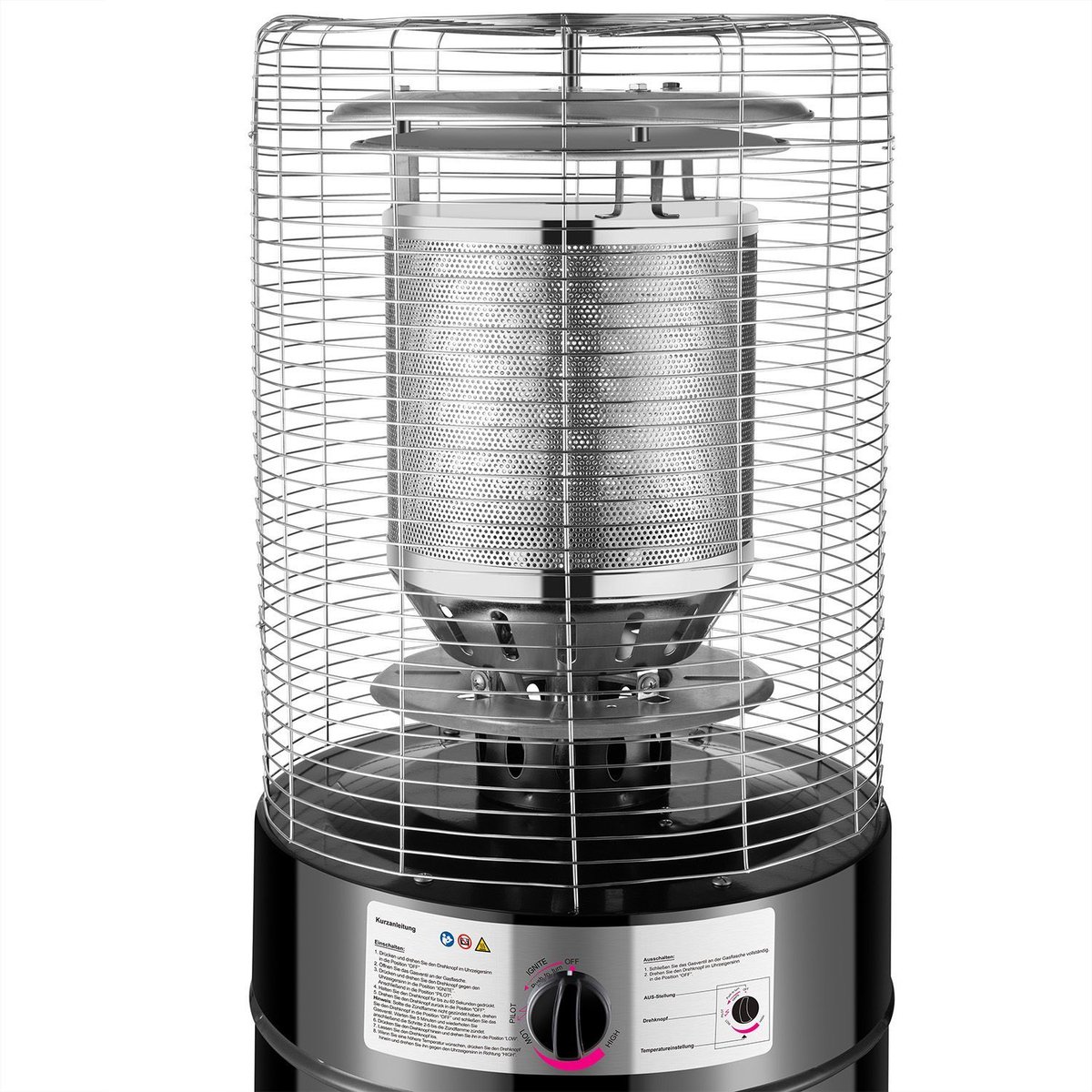 Gaskachel / Terrasverwarmer / Loungeheater Cuna - Verstelbaar - 11 kW - incl. Afdekhoes Terrasverwarmer- terrasheater – foto 3